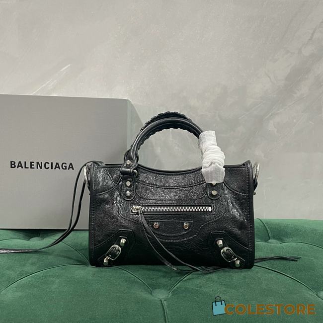Colestore Balenciaga Classic Mini City Black 24x16x9cm - 1