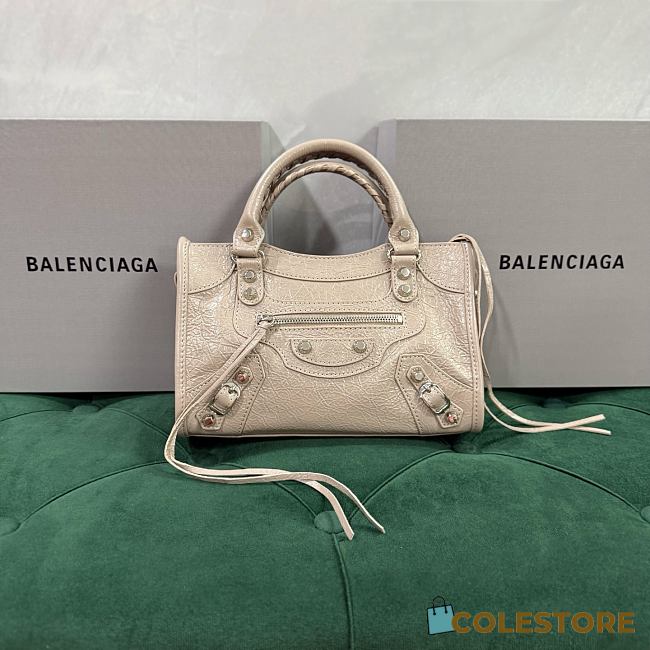 Colestore Balenciaga Classic Mini City Beige 24x16x9cm - 1