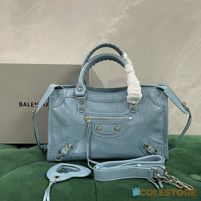 Colestore Balenciaga Classic Medium City Blue 30x20x10cm - 1