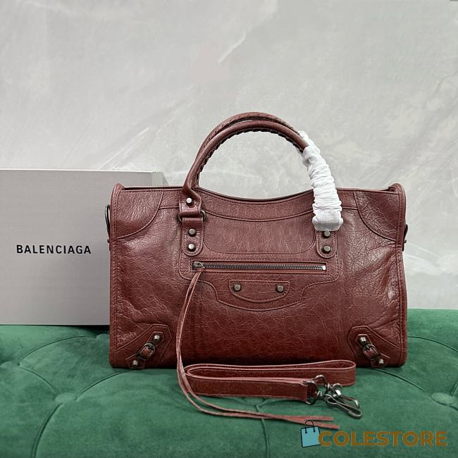 Colestore Balenciaga Classic Large City Burgundy 38x24x16cm - 1
