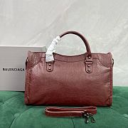 Colestore Balenciaga Classic Large City Burgundy 38x24x16cm - 4