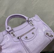 Colestore Balenciaga Classic Medium City Purple 30x20x10cm - 5