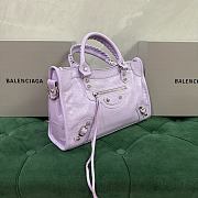Colestore Balenciaga Classic Medium City Purple 30x20x10cm - 3