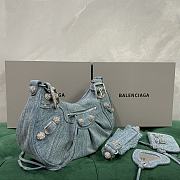 Colestore Balenciaga Le Cagole Xs Shoulder Bag Denim in Blue 33cm - 6