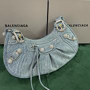 Colestore Balenciaga Le Cagole Xs Shoulder Bag Denim in Blue 33cm - 3