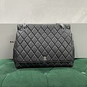 Colestore Balenciaga Nappa Calfskin Quilted Large Touch B Shoulder Bag 36x10x30cm - 1