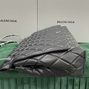 Colestore Balenciaga Nappa Calfskin Quilted Large Touch B Shoulder Bag 36x10x30cm - 5