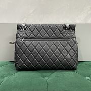 Colestore Balenciaga Nappa Calfskin Quilted Large Touch B Shoulder Bag 36x10x30cm - 2