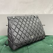 Colestore Balenciaga Nappa Calfskin Quilted Large Touch B Shoulder Bag 36x10x30cm - 3
