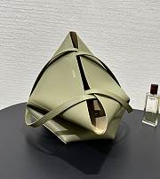 Colestore Loewe Puzzle Fold Medium Tote Bag Eucalyptus Green 25.5x14.5x31.5cm - 2