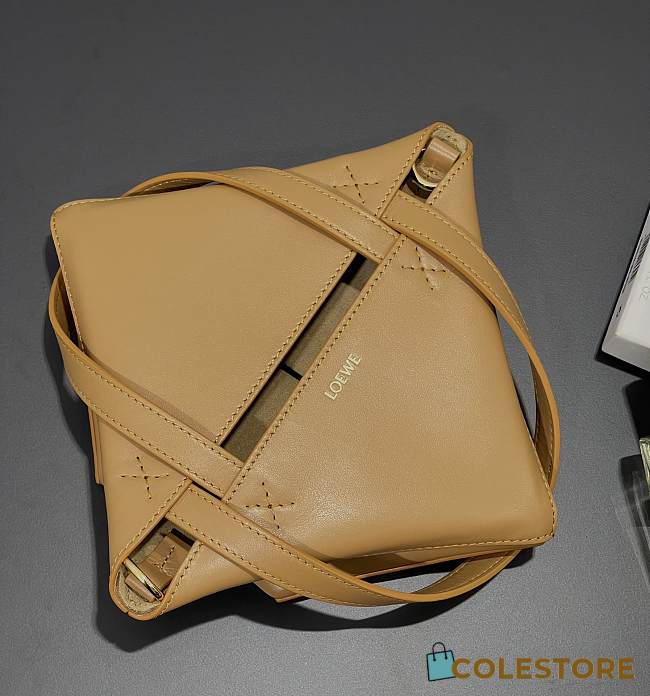 Colestore Loewe Puzzle Fold Mini Tote Bag Warm Desert 16.5x9.5x20cm - 1