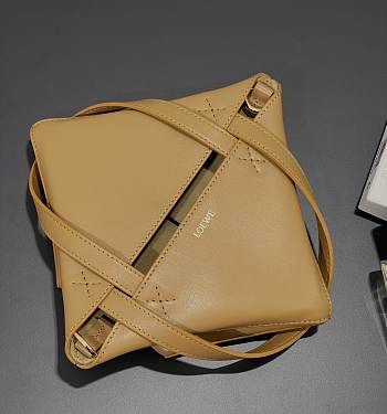 Colestore Loewe Puzzle Fold Mini Tote Bag Warm Desert 16.5x9.5x20cm