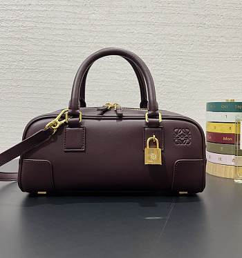 Colestore Loewe Amazona Cropped Bag Burgundy 24x12x9cm
