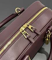 Colestore Loewe Amazona Cropped Bag Burgundy 24x12x9cm - 6