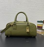 Colestore Loewe Amazona Cropped Bag Green 24x12x9cm - 1