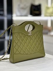 Colestore Chanel 31 Shopping Bag Green 22 x 23 x 5.5cm - 5