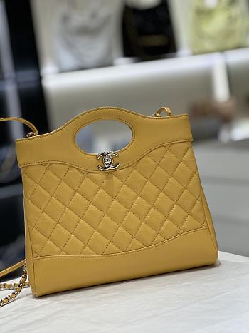 Colestore Chanel 31 Shopping Bag Yellow 22 x 23 x 5.5cm