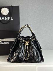Colestore Chanel 25 Small Handbag Grained Calfskin & Gold-Tone Metal Black 30x26x14cm - 1