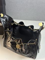 Colestore Chanel 25 Small Handbag Grained Calfskin & Gold-Tone Metal Black 30x26x14cm - 2
