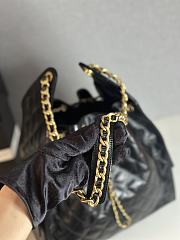 Colestore Chanel 25 Medium Handbag Grained Calfskin & Gold-Tone Metal Black 40x30x15cm - 3