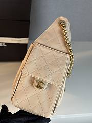 Colestore Chanel 25 Small Handbag Grained Calfskin & Gold-Tone Metal Beige 30x26x14cm - 6
