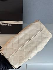 Colestore Chanel 25 Small Handbag Grained Calfskin & Gold-Tone Metal Beige 30x26x14cm - 4