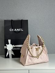 Colestore Chanel 25 Small Handbag Grained Calfskin & Gold-Tone Metal Pink 30x26x14cm - 3