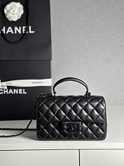 Colestore Chanel 25P Mini CF Handle Full Black 20x6x13cm - 1