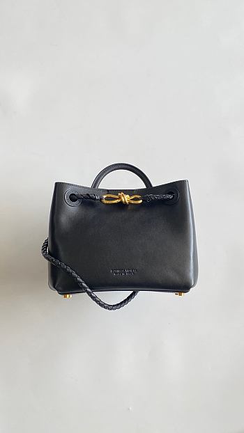 Colestore Bottega Veneta Andiamo bag Black 25x22x10.5cm