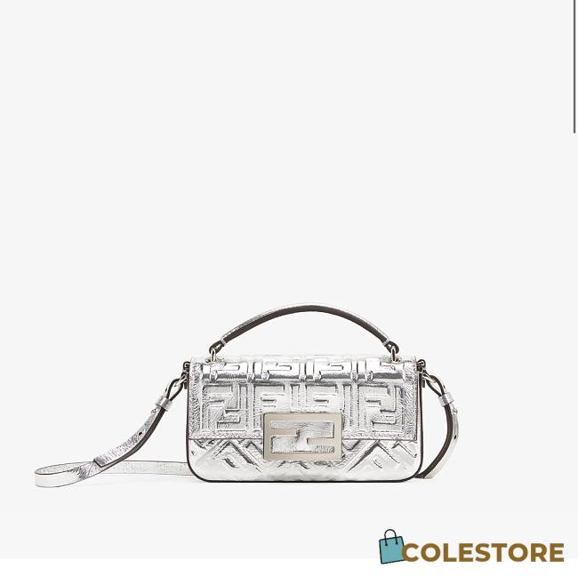 Colestore Fendi Baguette Phone Pouch in Silver 18.5x10x2.5cm - 1