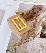 Colestore Fendi Mamma Baguette Mini Bag in Nude 10x3x7cm - 5