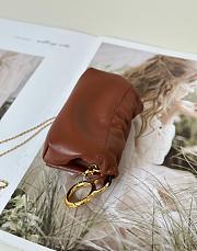 Colestore Fendi Mamma Baguette Mini Bag in Brown 10x3x7cm - 3