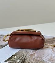 Colestore Fendi Mamma Baguette Mini Bag in Brown 10x3x7cm - 2