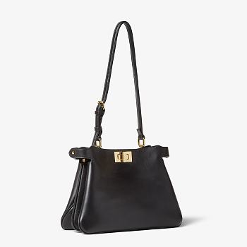Colestore Fendi Peekaboo Soft Medium Leather Black 29x12x19cm