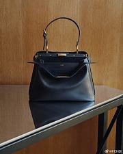 Colestore Fendi Peekaboo Soft Medium Leather Black 29x12x19cm - 2