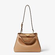 Colestore Fendi Peekaboo Soft Medium Leather Brown 29x12x19cm - 4