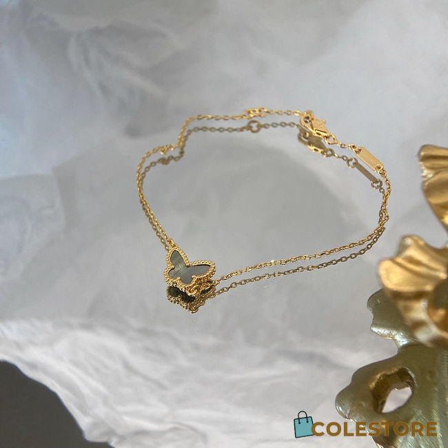 Colestore Van Cleef & Arpels Sweet Butterflies bracelet 18k gold-plated - 1