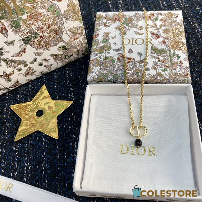 Colestore Dior Petit Cd Necklace Gold-Plated - 1