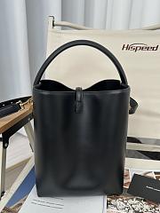 Colestore YSL Saint Laurent Le 37 Shiny Leather in Black 20x25cm - 6