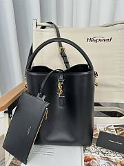 Colestore YSL Saint Laurent Le 37 Shiny Leather in Black 20x25cm - 5