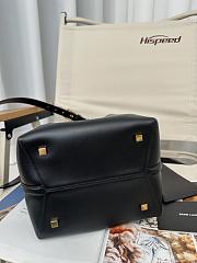 Colestore YSL Saint Laurent Le 37 Shiny Leather in Black 20x25cm - 3