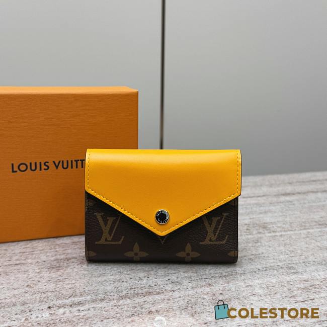 Colestore Louis Vuitton Victorine Wallet Monogram Canvas in Yellow 12 x 9.5 x 5 cm - 1
