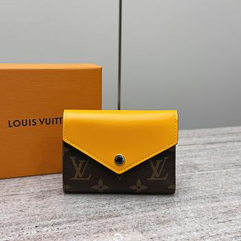 Colestore Louis Vuitton Victorine Wallet Monogram Canvas in Yellow 12 x 9.5 x 5 cm