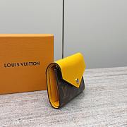 Colestore Louis Vuitton Victorine Wallet Monogram Canvas in Yellow 12 x 9.5 x 5 cm - 5