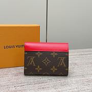 Colestore Louis Vuitton Victorine Wallet Monogram Canvas in Red 12 x 9.5 x 5 cm - 2