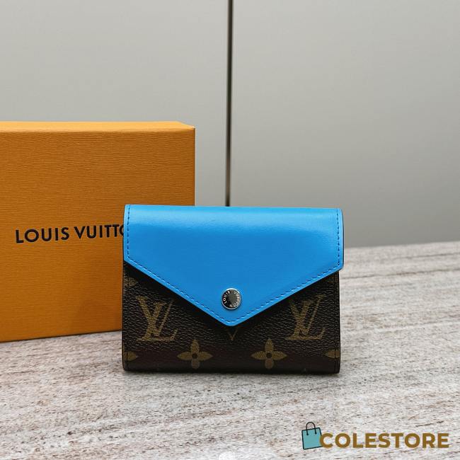 Colestore Louis Vuitton Victorine Wallet Monogram Canvas in Blue12 x 9.5 x 5 cm - 1