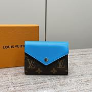 Colestore Louis Vuitton Victorine Wallet Monogram Canvas in Blue12 x 9.5 x 5 cm - 1