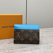 Colestore Louis Vuitton Victorine Wallet Monogram Canvas in Blue12 x 9.5 x 5 cm - 6