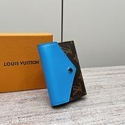 Colestore Louis Vuitton Victorine Wallet Monogram Canvas in Blue12 x 9.5 x 5 cm - 2