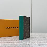 Colestore Louis Vuitton Passport Cover Monogram Macassar in Green 10x2.5x14cm - 5